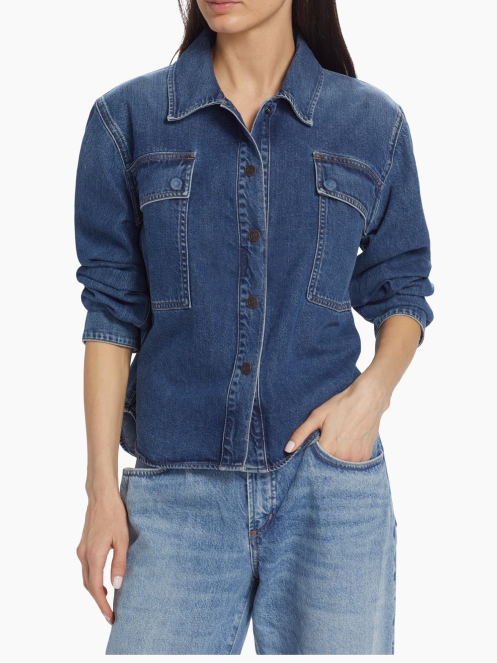 AGOLDE Beck Denim Shirt Jacket